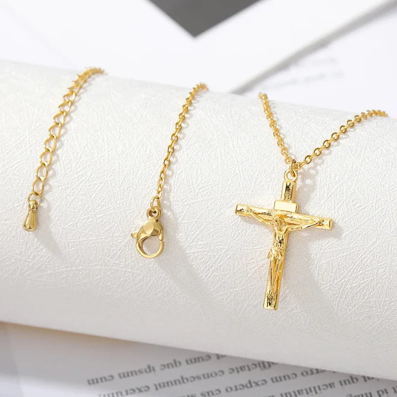 Jesus Cross Necklace - Solora